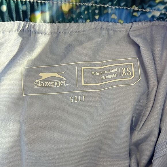 Slazenger Golf Hydro Dry Pull On Skort Abstract Pattern Blue Lights Women's XS - Picture 6 of 7
